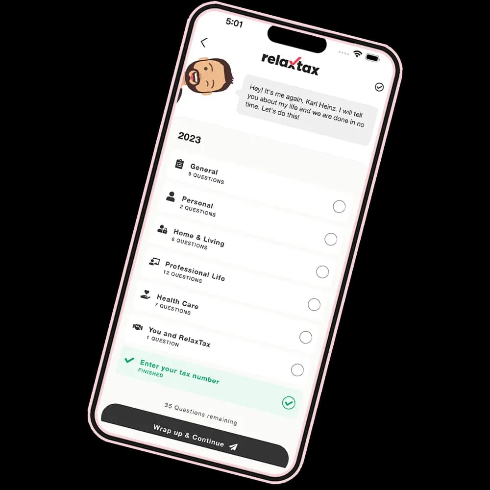 relaxtax app